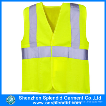 China Garment Factory Workwear Veste de sécurité réfléchissante à haute visibilité